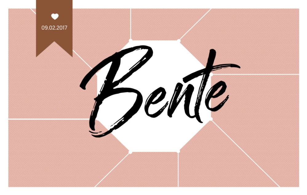 Uniek grafisch roze geboortekaartje voor meisje