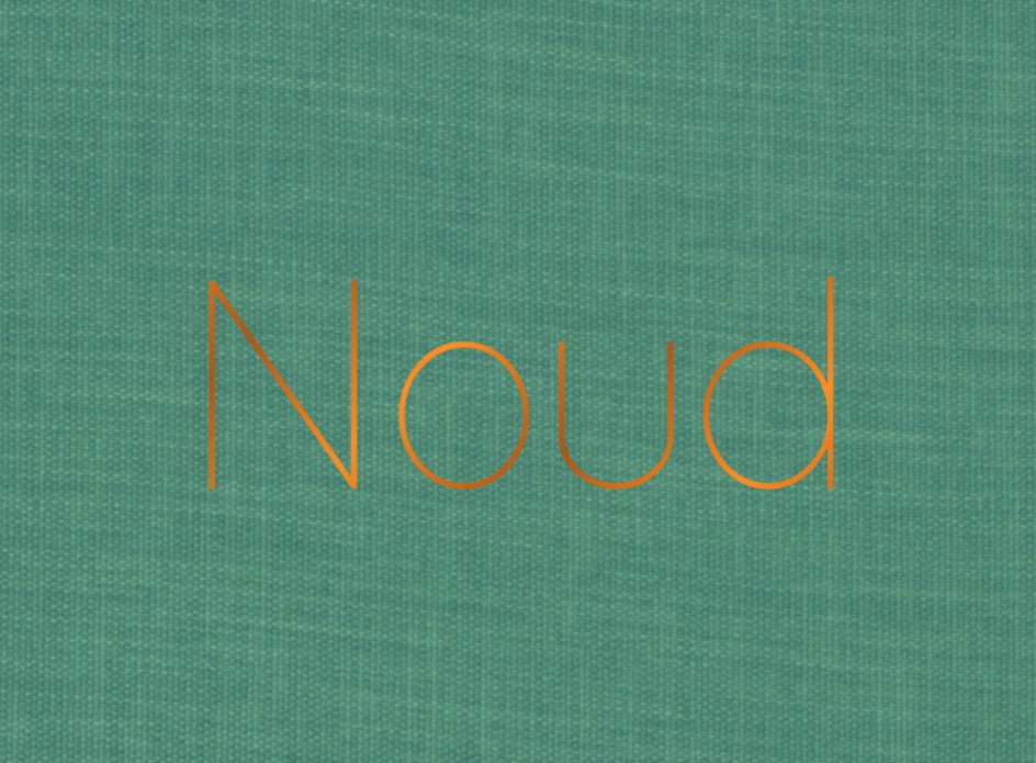 Écht linnen geboortekaartje groen met foliedruk