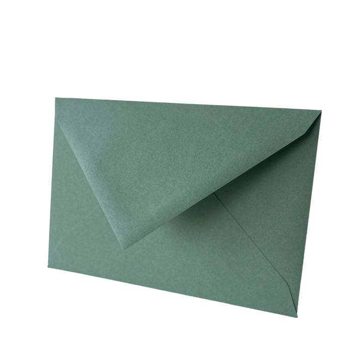 Envelop olijf groen