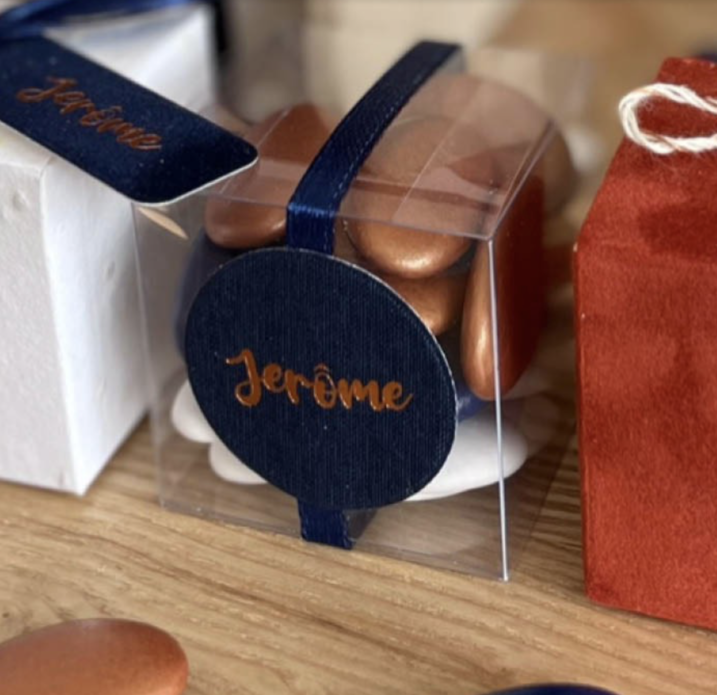 Sticker velvet en linnen