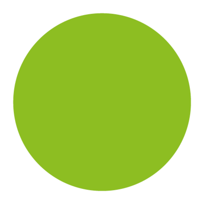 Sluitsticker neon groen