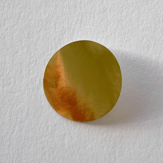 Sluitsticker goud glanzend