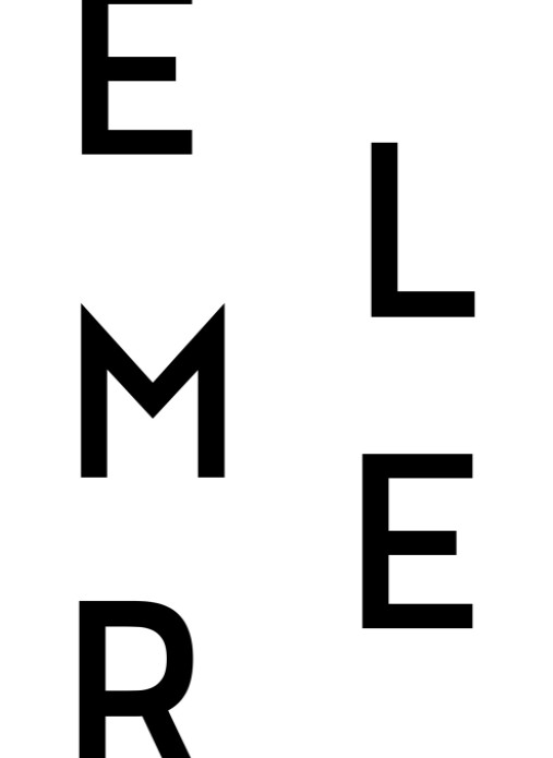 Stoer geboortekaartje in minimalistische stijl wit en zwart