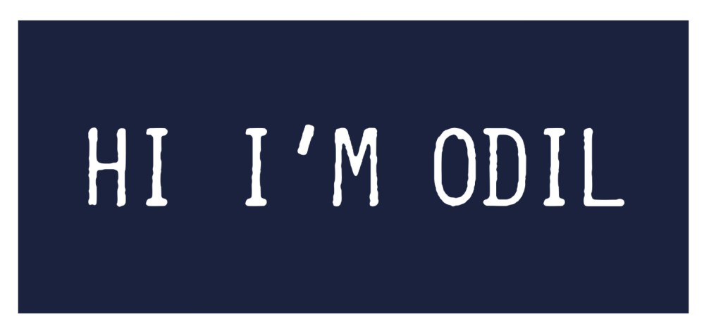 Stoere jongenskaartje diep donkerblauw letterbord