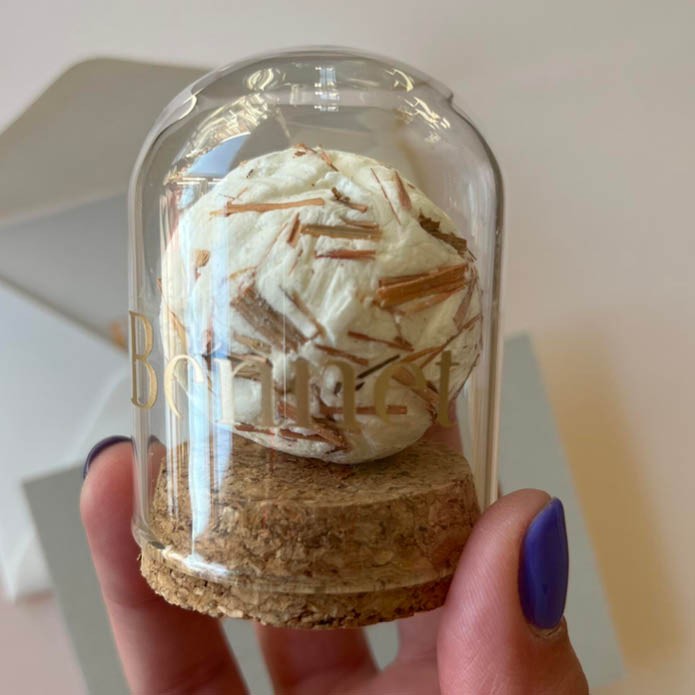 Vinyl naamsticker klein - lettertype