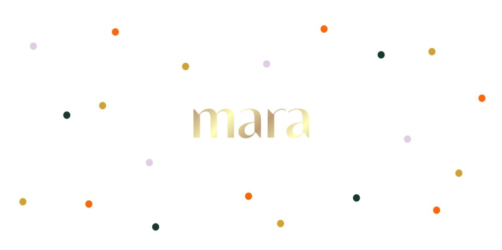 Vrolijk geboortekaartje met goudfolie