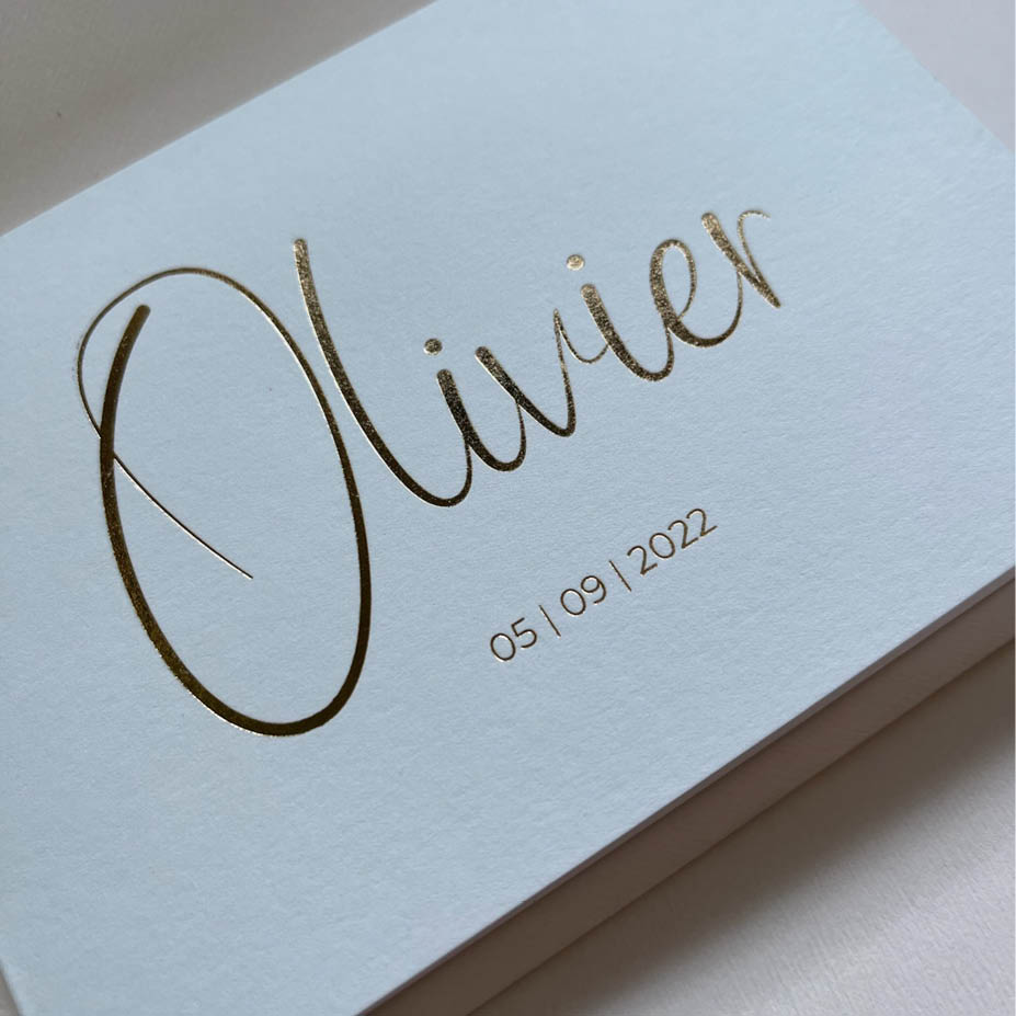 Old Mill 300gr + goudfolie | Origineel kaartje Lauren