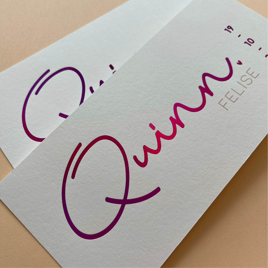 Old Mill + holografisch roze folie | Origineel kaartje zelf maken